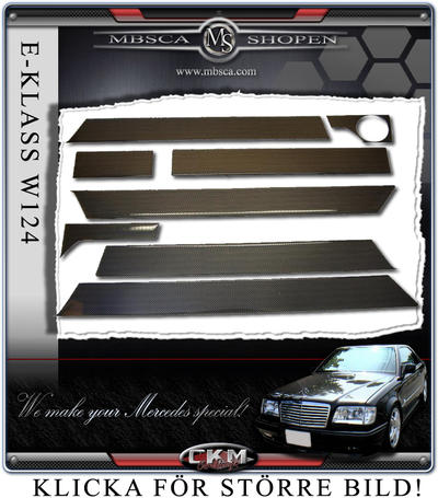 E-Class - W124 86-95 - Carbonfiber set 8 pcs