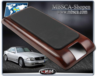 SL Roadster - R129 89-01 - Wood armrest with leather.