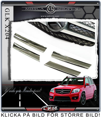 GLK - X204 - Chrome lists for grill