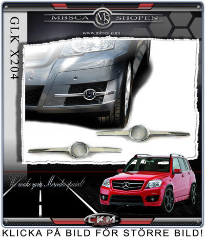 GLK - X204 - Chromerings foglights 2pcs set