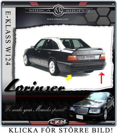 E-Class - W124 86-95 - 2. Lorinser spoiler för sedan