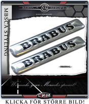 Brabus Emblem i krom 1st Original