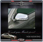 Chromed mirrorcovers 2pcs
