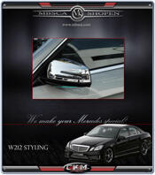 Chromed mirrorcovers 2pcs