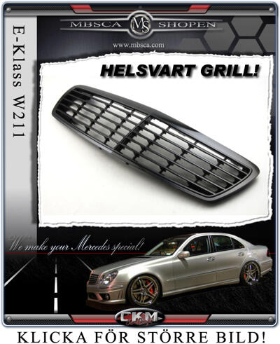 E-Class - W211 02-08 - Avantgrill with frame in black