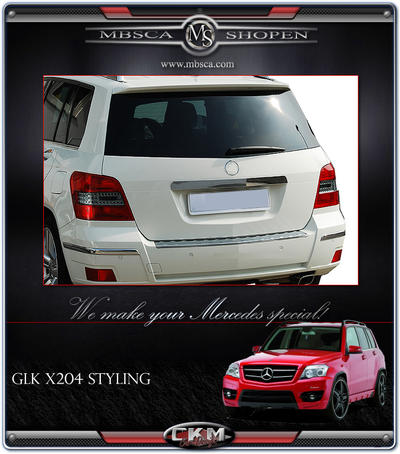 GLK - X204 - Chromelist handle trunk