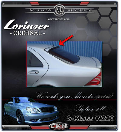 S-Class - W220 99-05 - Takvinge LORINSER ORIGINAL 1st Silvermetallic