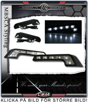 Klarglas LED dagsljus dimljus