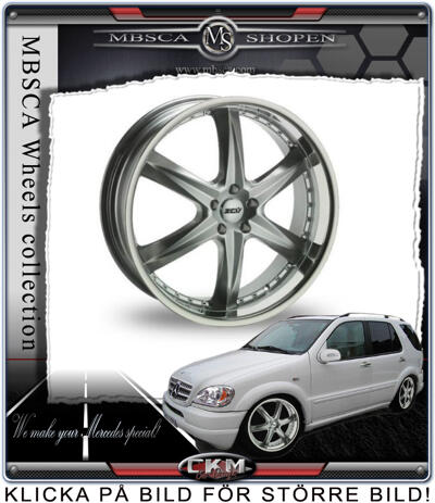 Exlusive Wheels - CKM 22" Wheel for R andML klass 1pcs