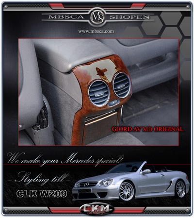 CLK - W209 02- - Wood detail. 1 pcs