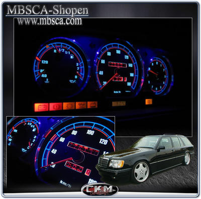 C-Class - W201 83-93 - plasma gauges. Black