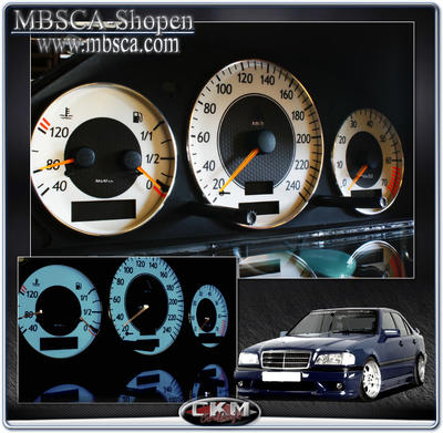 C-Class - W202 94-00 - Plasma gauges sport V2 before facelift.