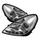 Clear frontlights DEVIL Eyes 2 pcs V2 XENON set - bild 3
