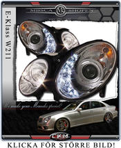 Clear headlights DEVIL Eyes FOR XENON 2pcs set