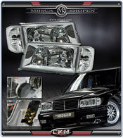 Clear frontlights 2pcs.