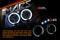 Clear frontlights projector 2pcs Angel Eyes Chrome CCFL - bild 5