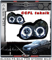 Clear frontlights projector 2pcs Angel Eyes Chrome CCFL