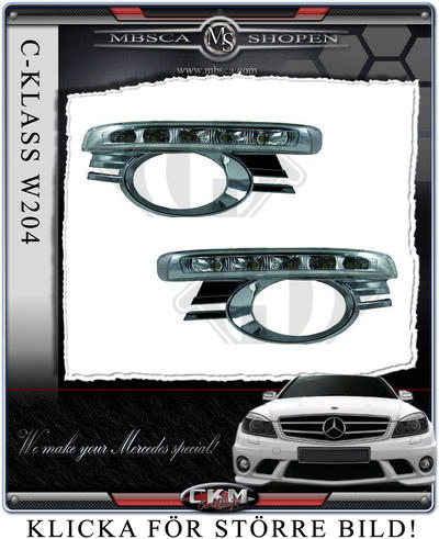 C-Class - W204 07- - W204 Diodlysen för kofångare V2