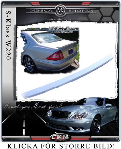 S-Class - W220 99-05 - 3. Wing trunk