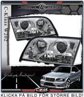 Clear frontlights projector 2pcs