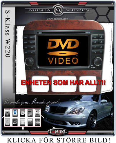 Multimedia - C3. Comand enhet i "MB LOOK" DVD GPS Bluetooth Touch Screen mm..