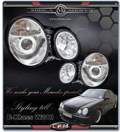 Clear frontlights projector clear FOR XENON CARS 2pcs