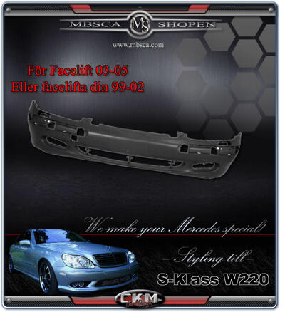 S-Class - W220 99-05 - Facelift front 03-05