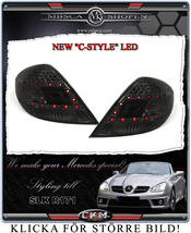 Clear taillights LED 2 pcs "C-style" Smoke set