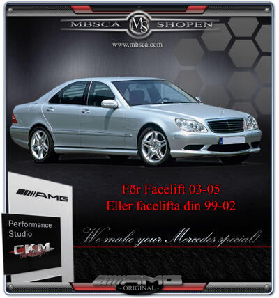S-Class - W220 99-05 - 1. AMG Original front komplett 03-05