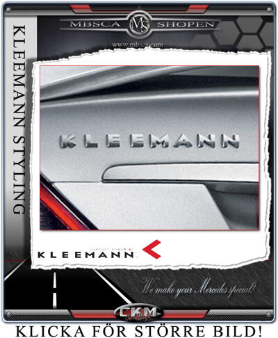 KLEEMANN - Accecoris - KLEEMANN chrome logo Hood + rear lid (set of 2 pcs)