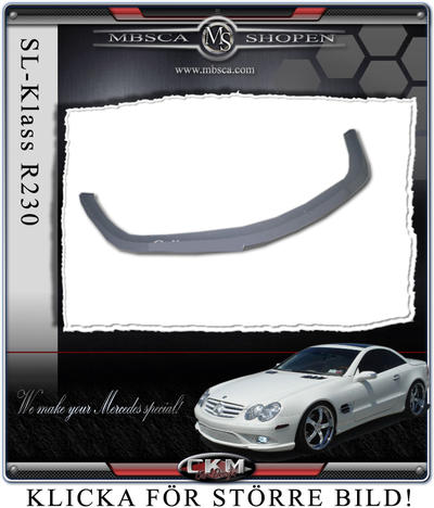 SL Roadster - R230 02- - 6. CKM "C look" lip in unpainted for SL55 front