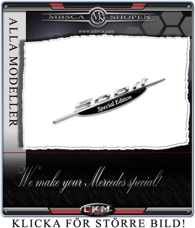 SLK - R170 97-03 - Sport Special Edition Emblem 1pcs