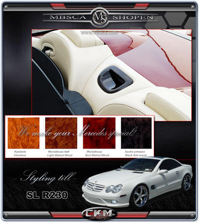 Wood Parktronic Housing In Luxury Wood 2 pcs set