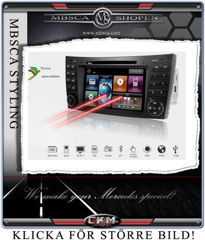 Multimedia - C2. Comand enhet i "MB LOOK" DVD GPS Bluetooth MOST mm..