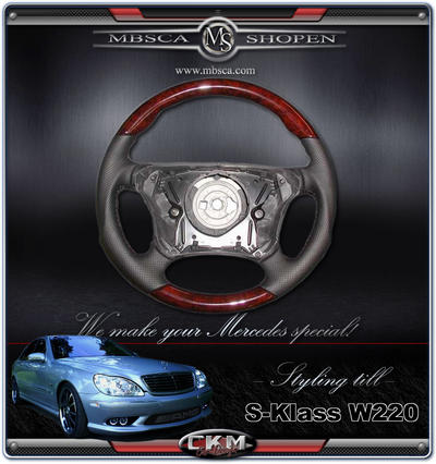 S-Class - W220 99-05 - wheel Wood/Leather Sport