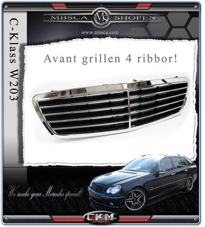 C-Class - W203 01-06 - Avantgrill with frame