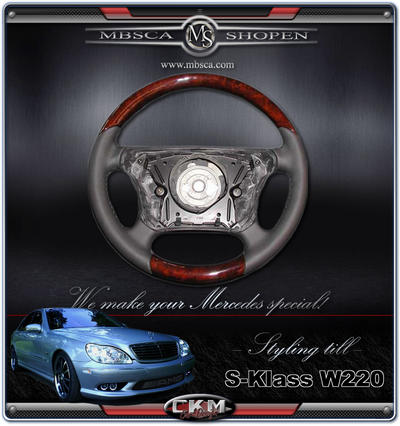 S-Class - W220 99-05 - wheel Wood/Leather