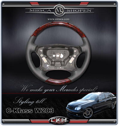 C-Class - W203 01-06 - wheel Wood/Leather