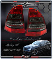 Clearglas Taillights Wagon LED SPORT 2pcs Red/Smoke