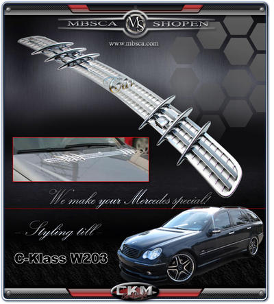 C-Class - W203 01-06 - Galler med fenor i korm 1st