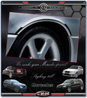 Chromelist fenders 4pcs
