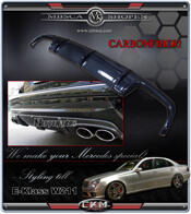 3c. Diffusor in real Carbon fiber for E55 & E63 1 pcs