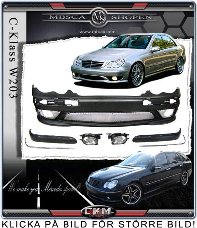 C-Class - W203 01-06 - 1. CKM A-look C32 front 01-06