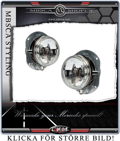E-Class - W211 02-08 - Klarglas AMG dimljus 2st