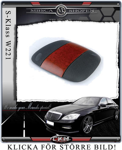 S-Class - W221 06- - Wood roof console 1 pcs MB Original