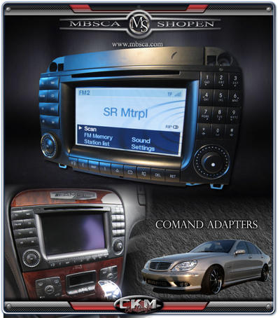 Multimedia - C3. Comand Widescreen 16:9 for S-Class and CL W220 (99-02)