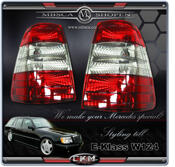 Clearglas Taillights Wagon 2pcs Red/Clear