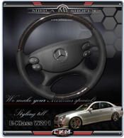 wheel black Leather/Wood FACELIFT