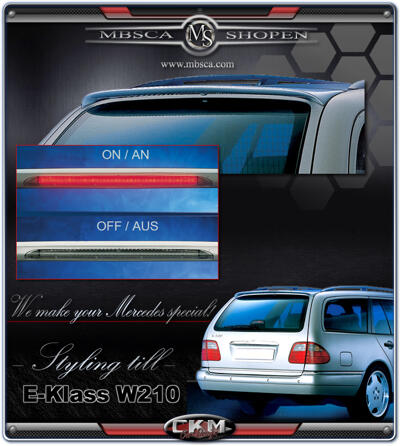 E-Class - W210 96-01 - 2. Roofspoiler wagon with brakelight.