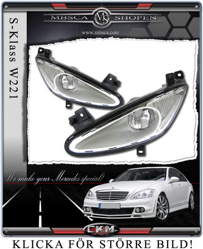 S-Class - W221 06- - Klarglas Dimljus 1st